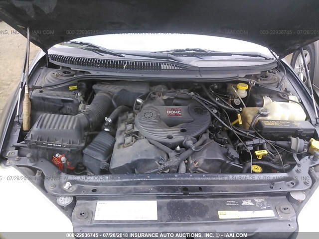 2B3HD46R6XH506301 - 1999 DODGE INTREPID BLACK photo 10