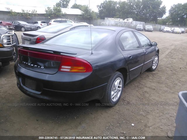 2B3HD46R6XH506301 - 1999 DODGE INTREPID BLACK photo 4