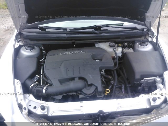 1G1ZA5EU9CF172907 - 2012 CHEVROLET MALIBU LS 银色 照片 10