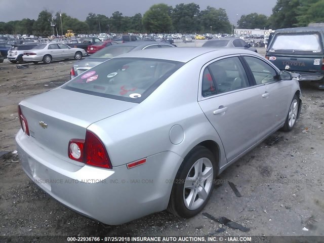 1G1ZA5EU9CF172907 - 2012 CHEVROLET MALIBU LS 银色 照片 4
