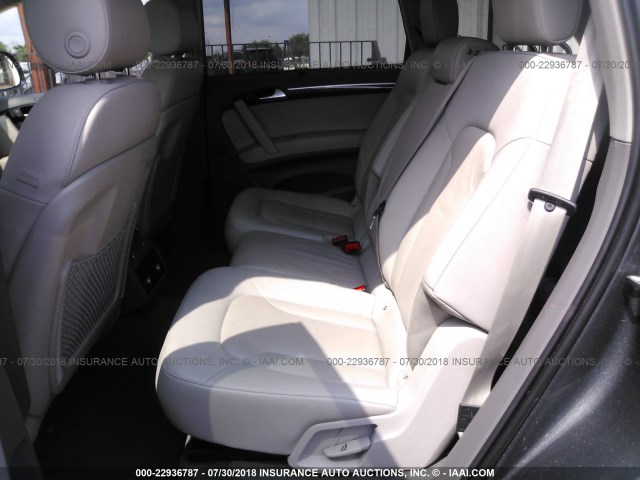 WA1DGAFE8DD015988 - 2013 AUDI Q7 PRESTIGE GRAY photo 8
