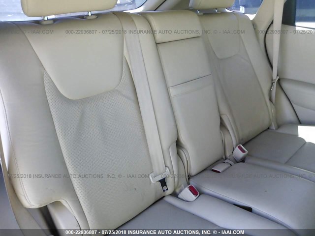 JTJZB1BAXB2005014 - 2011 LEXUS RX 450 WHITE photo 8