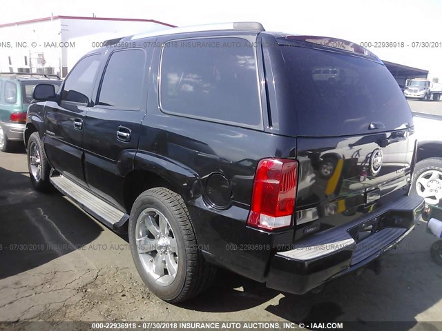 1GYEK63NX5R227641 - 2005 CADILLAC ESCALADE LUXURY BLACK photo 3