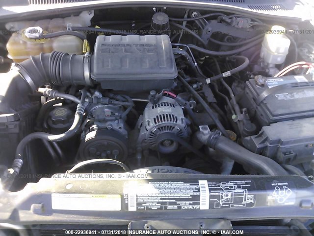 1J4GL48K83W503841 - 2003 JEEP LIBERTY SPORT/FREEDOM შავი ფოტო 10