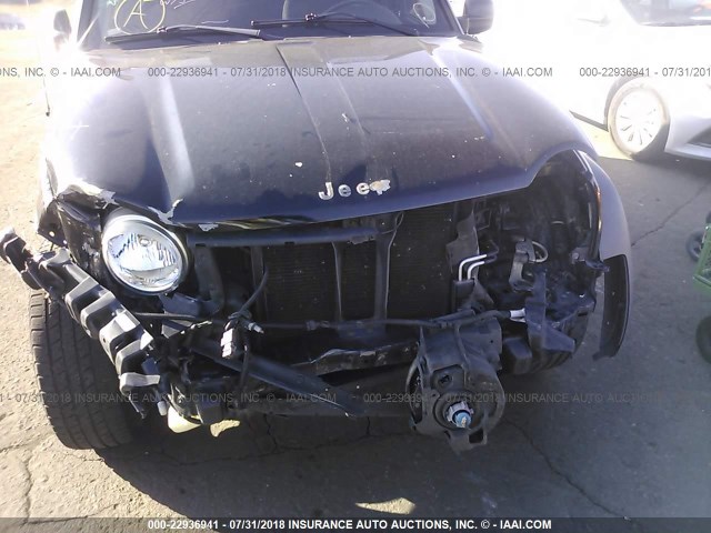 1J4GL48K83W503841 - 2003 JEEP LIBERTY SPORT/FREEDOM შავი ფოტო 6