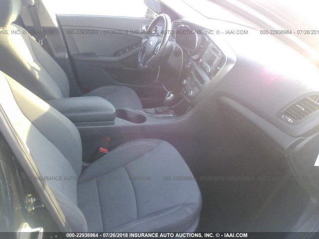 KNAGM4AD4D5054290 - 2013 KIA OPTIMA HYBRID BLACK photo 5