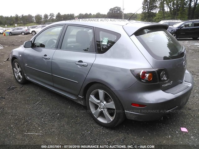 JM1BK344561489144 - 2006 MAZDA 3 HATCHBACK GRAY photo 3