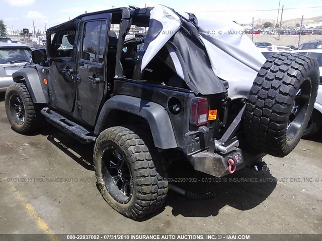 1C4BJWDGXHL506378 - 2017 JEEP WRANGLER UNLIMITE SPORT BLACK photo 3