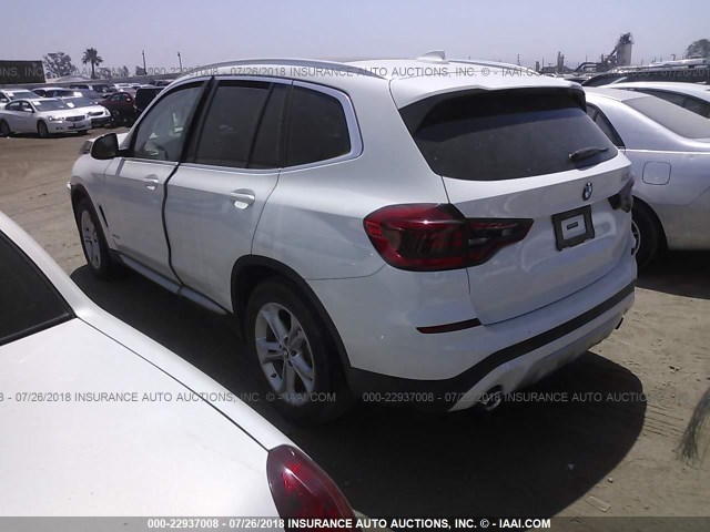 5UXTR9C53JLC80240 - 2018 BMW X3 XDRIVEM40I WHITE photo 3