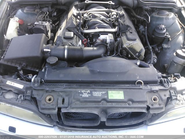 WBADN634X1GM71177 - 2001 BMW 540 I AUTOMATIC Yeşil fotoğraf 10