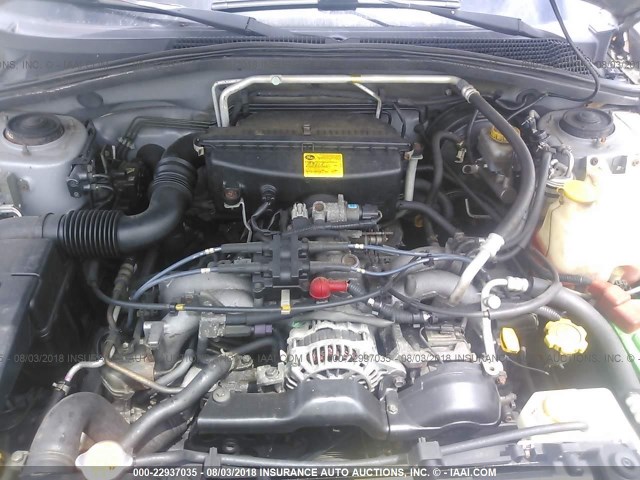 JF1SG65673H717494 - 2003 SUBARU FORESTER 2.5XS ვერცხლისფერი ფოტო 10