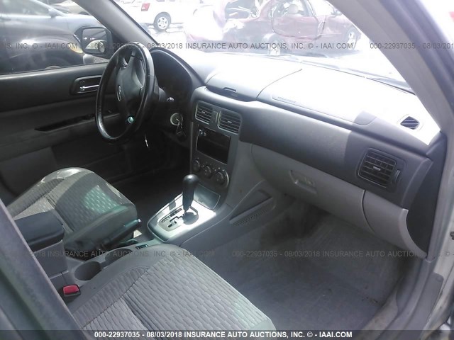 JF1SG65673H717494 - 2003 SUBARU FORESTER 2.5XS ვერცხლისფერი ფოტო 5
