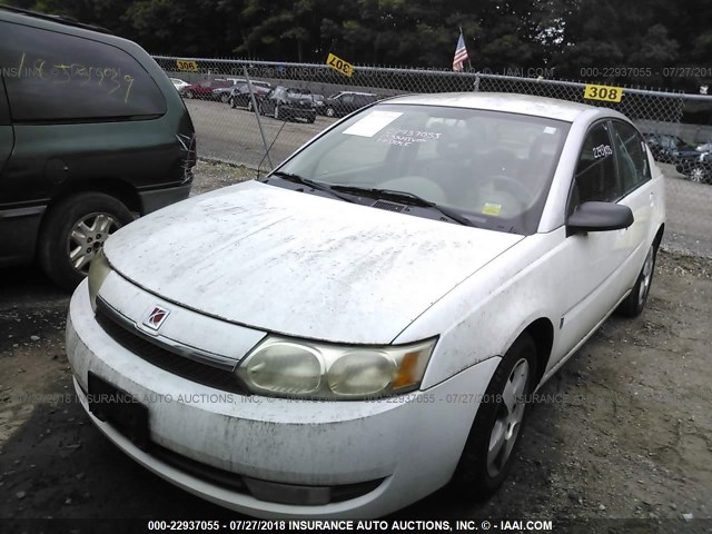 1G8AL52F33Z113820 - 2003 SATURN ION LEVEL 3 WHITE photo 2