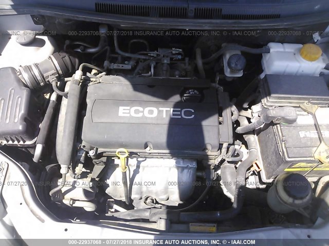 KL1TD66EX9B320359 - 2009 CHEVROLET AVEO LS/LT 银色 照片 10
