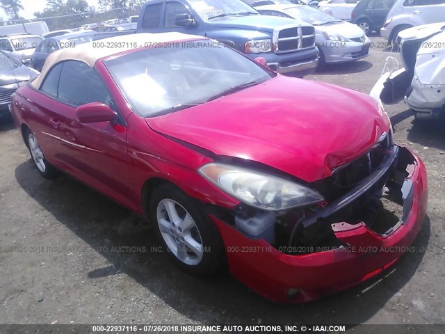 4T1FA38P96U105062 - 2006 TOYOTA CAMRY SOLARA SE/SLE წითელი ფოტო 1