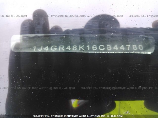 1J4GR48K16C344780 - 2006 JEEP GRAND CHEROKEE LAREDO/COLUMBIA/FREEDOM 银色 照片 9