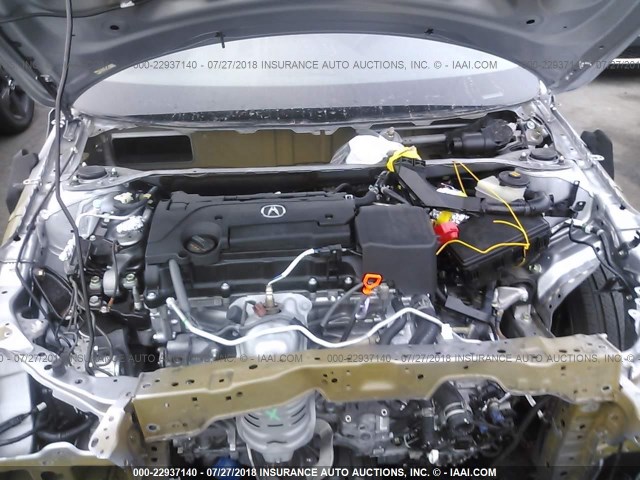 19UDE2F39HA000957 - 2017 ACURA ILX WATCH PLUS SILVER photo 10