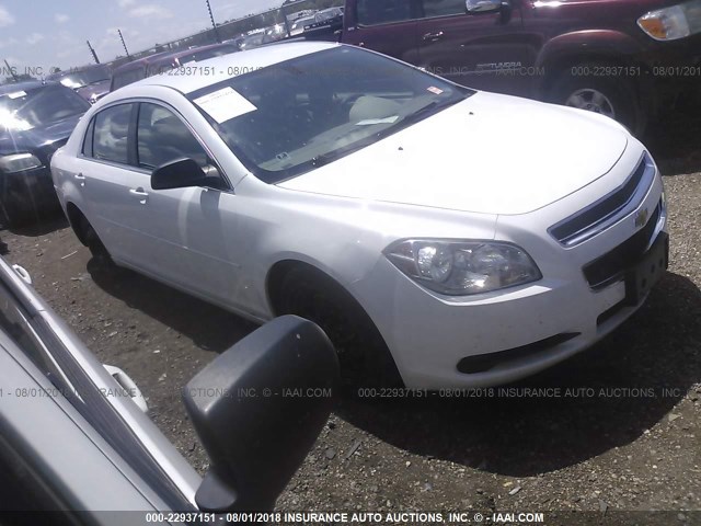 1G1ZA5EUXCF389477 - 2012 CHEVROLET MALIBU LS თეთრი ფოტო 1