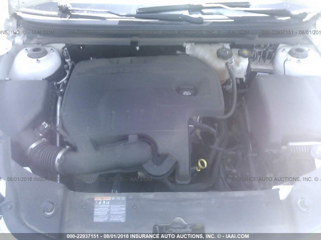 1G1ZA5EUXCF389477 - 2012 CHEVROLET MALIBU LS თეთრი ფოტო 10