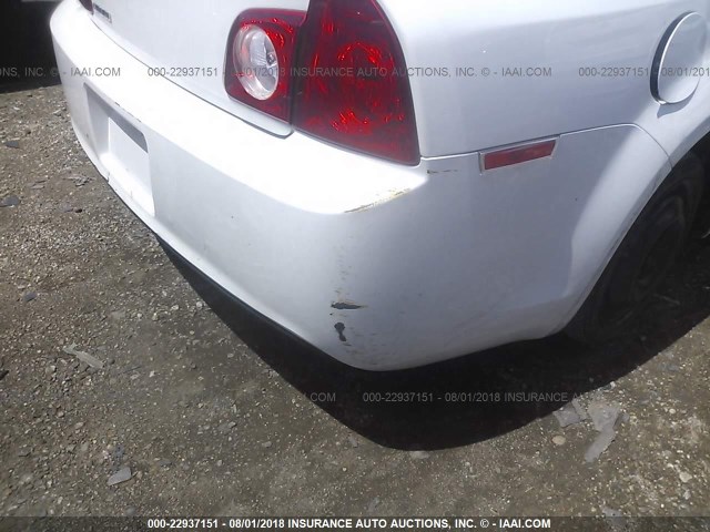 1G1ZA5EUXCF389477 - 2012 CHEVROLET MALIBU LS თეთრი ფოტო 6