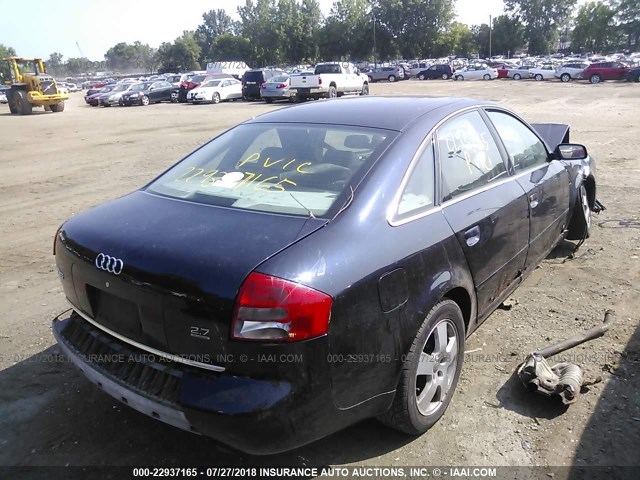 WAUED64B11N117354 - 2001 AUDI A6 2.7T QUATTRO BLACK photo 4