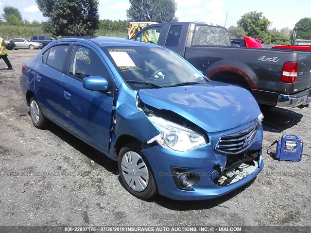ML32F3FJ3JHF08156 - 2018 MITSUBISHI MIRAGE G4 ES Mavi foto 1
