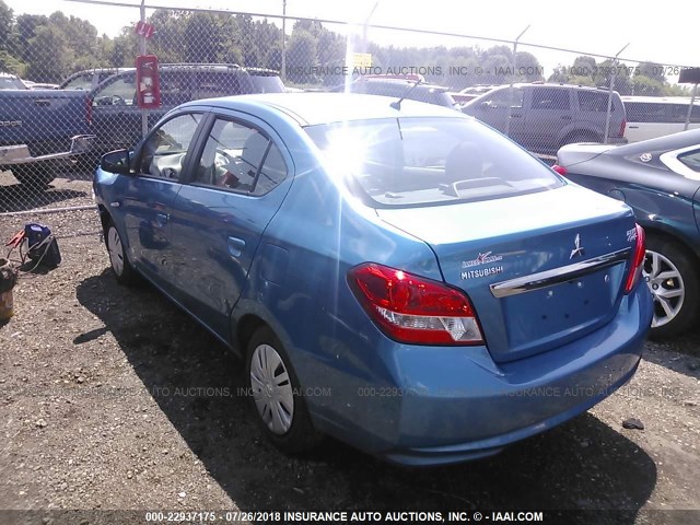 ML32F3FJ3JHF08156 - 2018 MITSUBISHI MIRAGE G4 ES Mavi foto 3
