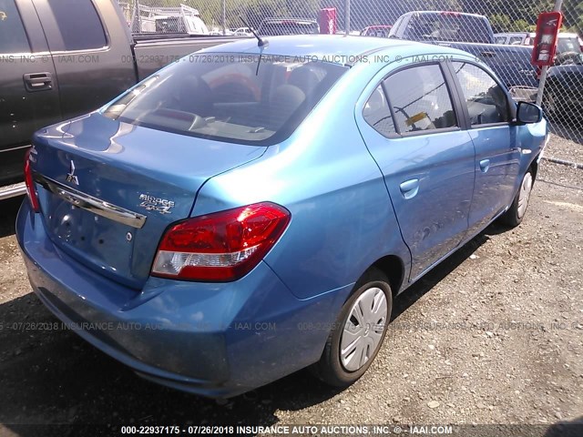 ML32F3FJ3JHF08156 - 2018 MITSUBISHI MIRAGE G4 ES Mavi foto 4