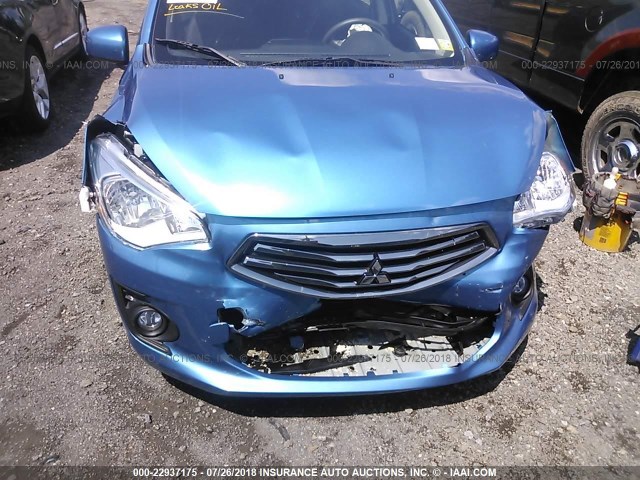 ML32F3FJ3JHF08156 - 2018 MITSUBISHI MIRAGE G4 ES Mavi foto 6