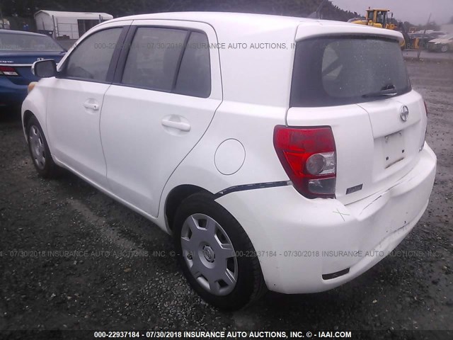 JTKKU10428J007407 - 2008 TOYOTA SCION XD WHITE photo 3