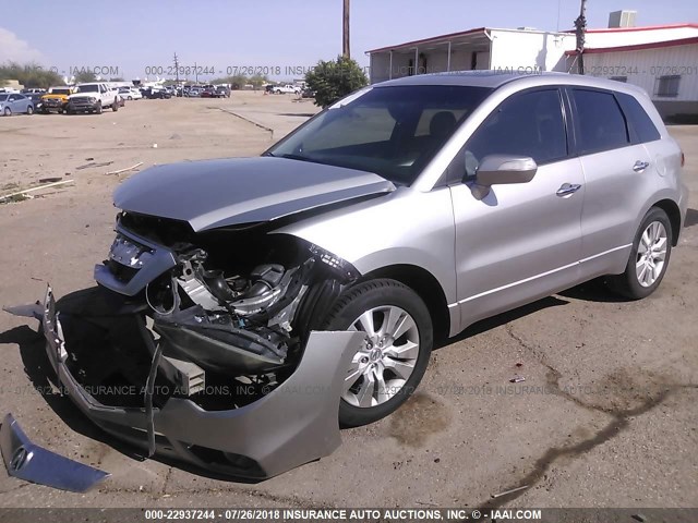 5J8TB2H20CA001562 - 2012 ACURA RDX SILVER photo 2