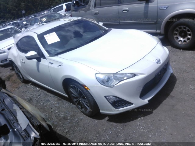 JF1ZNAA13D1723112 - 2013 TOYOTA SCION FR-S WHITE photo 1