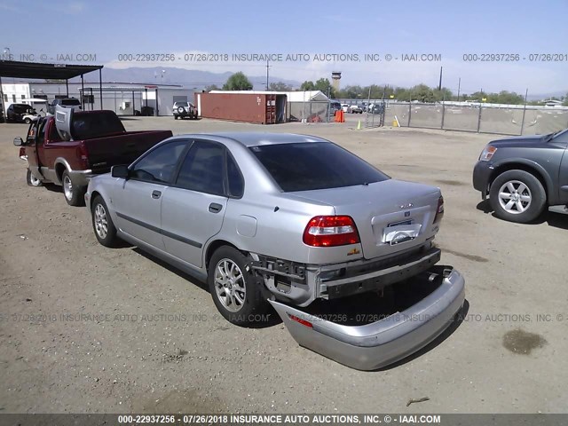 YV1VS295X1F764750 - 2001 VOLVO S40 1.9T SILVER photo 3