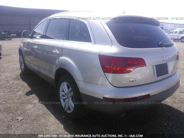 WA1BY74L78D044431 - 2008 AUDI Q7 3.6 QUATTRO PREMIUM GOLD photo 3