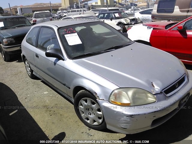 2HGEJ6340WH105230 - 1998 HONDA CIVIC DX SILVER photo 1