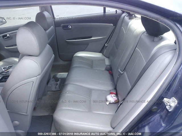 1G8ZS57N58F240874 - 2008 SATURN AURA XE BLUE photo 8