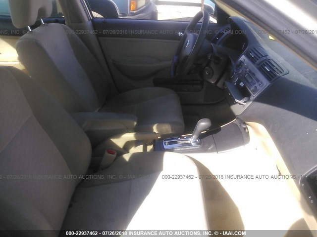 JHMES96695S025425 - 2005 HONDA CIVIC HYBRID GRAY photo 5