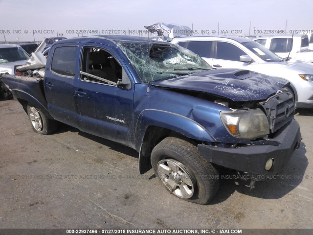 3TMLU42N46M004351 - 2006 TOYOTA TACOMA DOUBLE CAB მუქი ლურჯი ფოტო 1