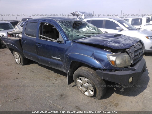 3TMLU42N46M004351 - 2006 TOYOTA TACOMA DOUBLE CAB Dark Blue photo 1