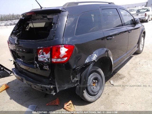 3C4PDCBG6DT592236 - 2013 DODGE JOURNEY SXT BLACK photo 4