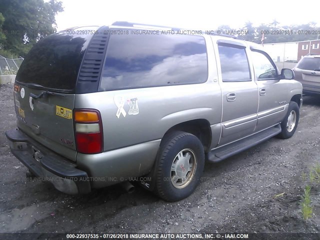 3GKFK16Z82G310464 - 2002 GMC YUKON XL K1500 TAN photo 4