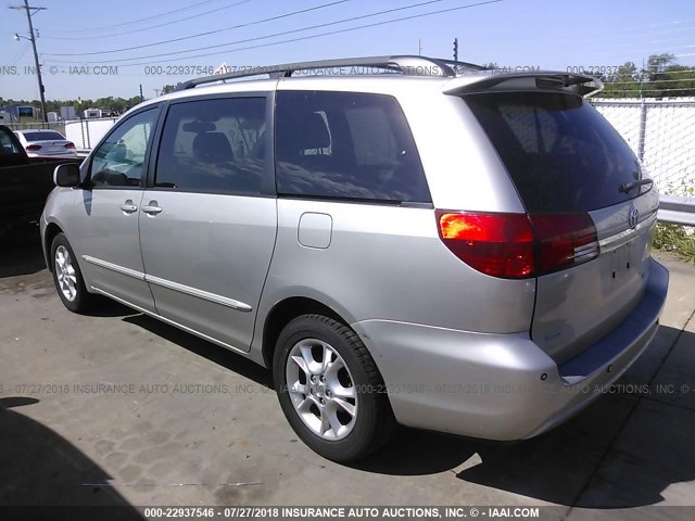 5TDBA22C95S035536 - 2005 TOYOTA SIENNA XLE/XLE LIMITED SILVER photo 3