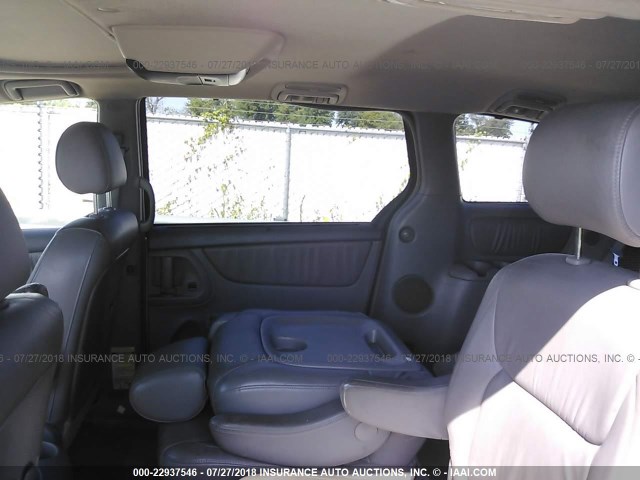 5TDBA22C95S035536 - 2005 TOYOTA SIENNA XLE/XLE LIMITED SILVER photo 8