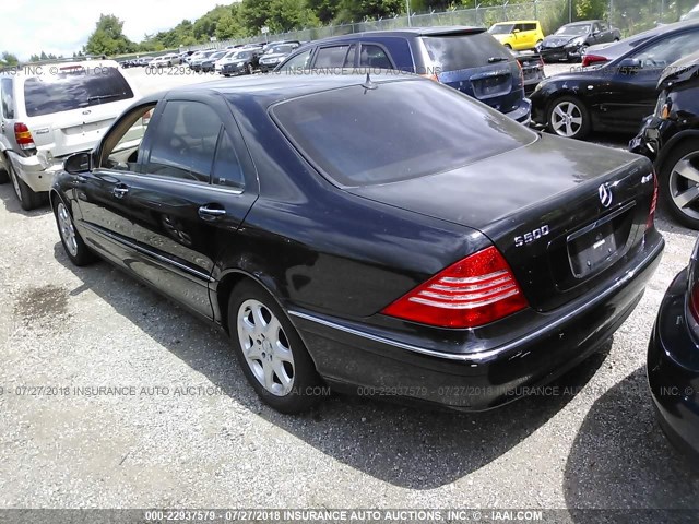 WDBNG83JX3A350138 - 2003 MERCEDES-BENZ S 430 4MATIC BLACK photo 3