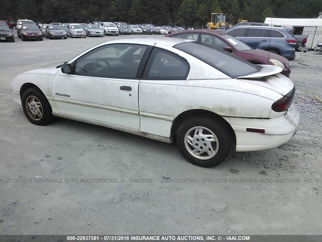 1G2JB124XX7528686 - 1999 PONTIAC SUNFIRE SE WHITE photo 3