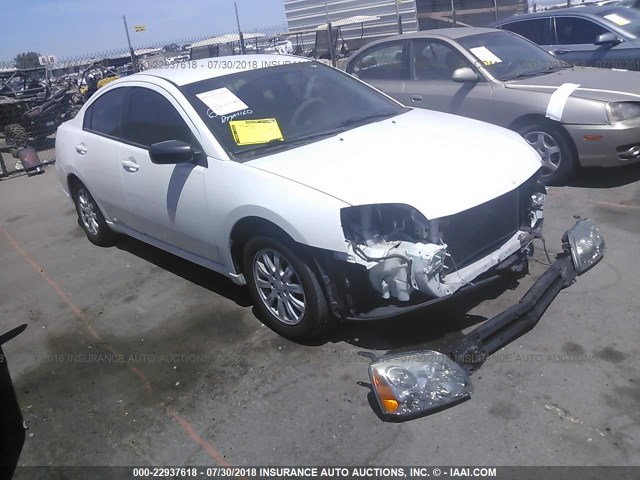 4A32B2FF2CE021463 - 2012 MITSUBISHI GALANT FE WHITE photo 1