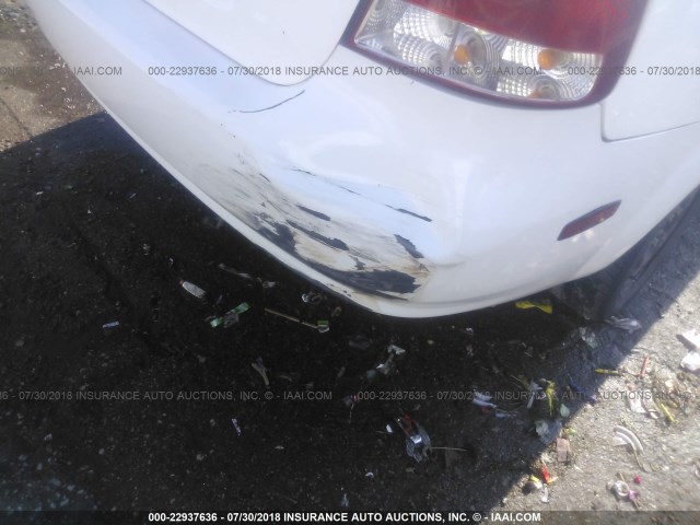 KL1TD56606B635783 - 2006 CHEVROLET AVEO LS 白色 照片 6