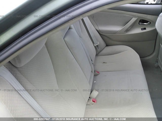 4T1BE46K58U754814 - 2008 TOYOTA CAMRY CE/LE/XLE/SE GREEN photo 8