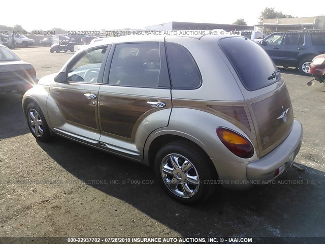 3C8FY68B53T571971 - 2003 CHRYSLER PT CRUISER LIMITED BEIGE photo 3