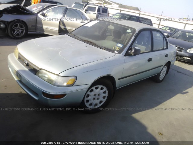 1NXAE09B6SZ334986 - 1995 TOYOTA COROLLA LE/DX ტალღისფერი ფოტო 2